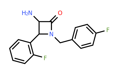 CAS 1291489-37-6 | 3-Amino-1-(4-fluorobenzyl)-4-(2-fluorophenyl)azetidin-2-one