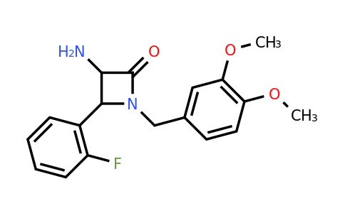 CAS 1291489-45-6 | 3-Amino-1-(3,4-dimethoxybenzyl)-4-(2-fluorophenyl)azetidin-2-one