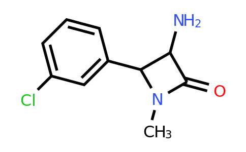 CAS 1291490-34-0 | 3-Amino-4-(3-chlorophenyl)-1-methylazetidin-2-one