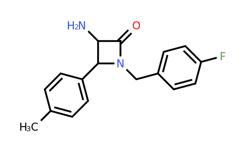 CAS 1291490-60-2 | 3-Amino-1-(4-fluorobenzyl)-4-(p-tolyl)azetidin-2-one