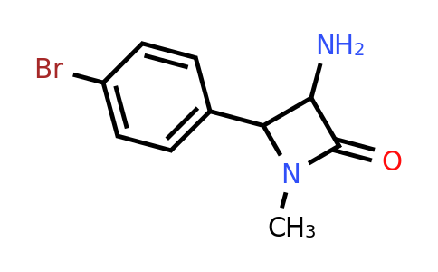 CAS 1291490-66-8 | 3-Amino-4-(4-bromophenyl)-1-methylazetidin-2-one