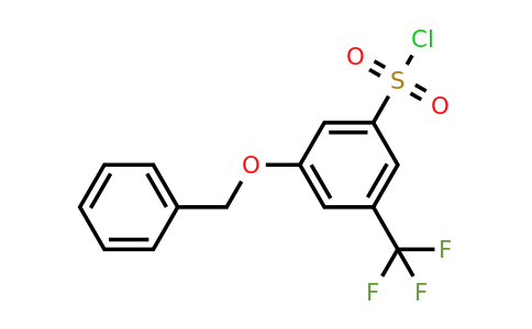 CAS 1291490-67-9 | 3-(Benzyloxy)-5-(trifluoromethyl)benzenesulfonyl chloride