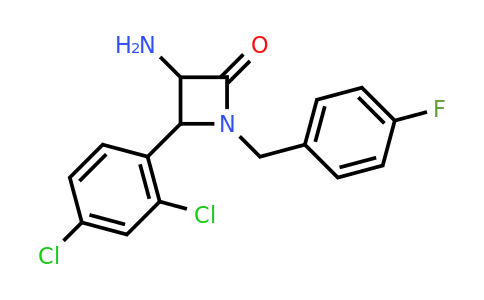 CAS 1291491-09-2 | 3-Amino-4-(2,4-dichlorophenyl)-1-(4-fluorobenzyl)azetidin-2-one