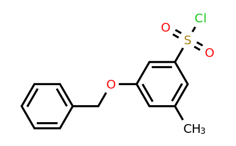 CAS 1291493-30-5 | 3-(Benzyloxy)-5-methylbenzenesulfonyl chloride
