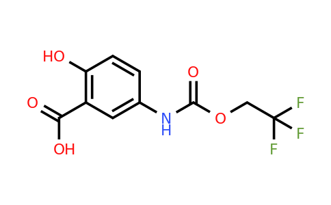CAS 1291500-95-2 | 2-hydroxy-5-{[(2,2,2-trifluoroethoxy)carbonyl]amino}benzoic acid
