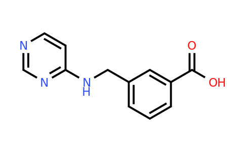 CAS 1291584-22-9 | 3-{[(pyrimidin-4-yl)amino]methyl}benzoic acid