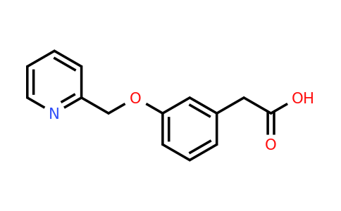 CAS 1291744-36-9 | 2-{3-[(pyridin-2-yl)methoxy]phenyl}acetic acid