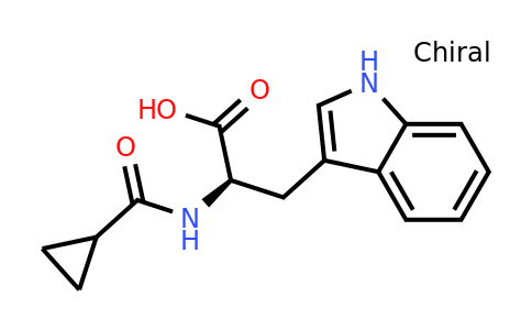 CAS 1291790-01-6 | (2R)-2-(Cyclopropylformamido)-3-(1H-indol-3-yl)propanoic acid