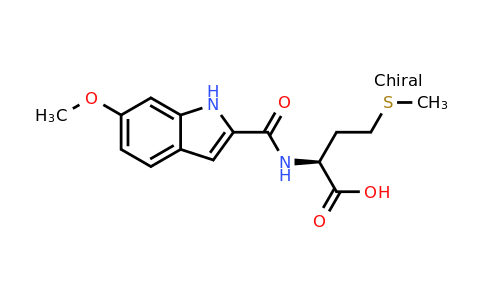 CAS 1291831-45-2 | (S)-2-(6-Methoxy-1H-indole-2-carboxamido)-4-(methylthio)butanoic acid