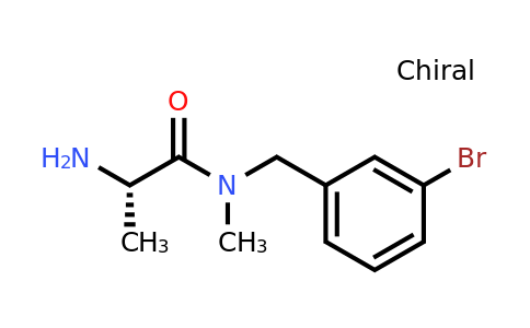 CAS 1291970-06-3 | (S)-2-Amino-N-(3-bromobenzyl)-N-methylpropanamide