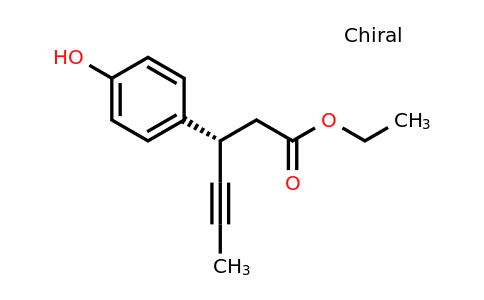 CAS 1292290-97-1 | ethyl (3S)-3-(4-hydroxyphenyl)hex-4-ynoate