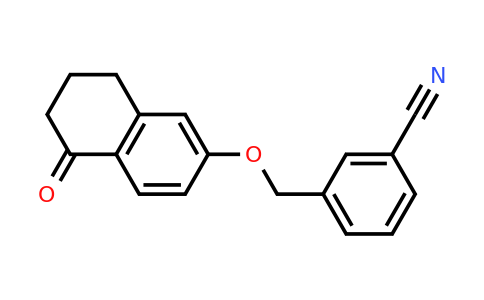 CAS 1292527-26-4 | 3-(((5-oxo-5,6,7,8-tetrahydronaphthalen-2-yl)oxy)methyl)benzonitrile