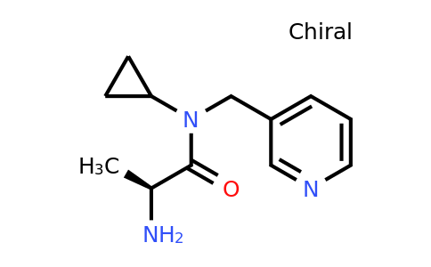 CAS 1292555-52-2 | (S)-2-Amino-N-cyclopropyl-N-(pyridin-3-ylmethyl)propanamide