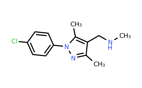 CAS 1292691-62-3 | {[1-(4-chlorophenyl)-3,5-dimethyl-1H-pyrazol-4-yl]methyl}(methyl)amine