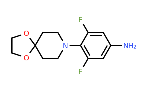 CAS 1292836-43-1 | 3,5-Difluoro-4-(1,4-dioxa-8-azaspiro[4.5]decan-8-yl)aniline