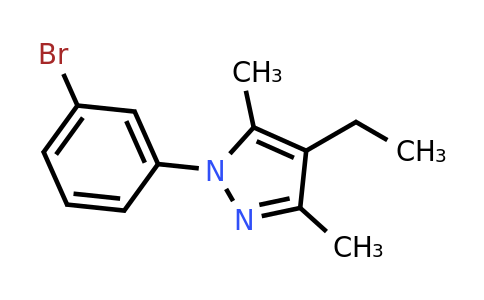 CAS 1292926-60-3 | 1-(3-bromophenyl)-4-ethyl-3,5-dimethyl-1H-pyrazole