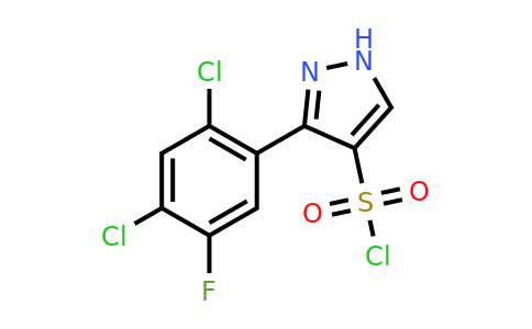 CAS 1293000-27-7 | 3-(2,4-dichloro-5-fluorophenyl)-1H-pyrazole-4-sulfonyl chloride