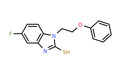CAS 1293159-08-6 | 5-fluoro-1-(2-phenoxyethyl)-1H-1,3-benzodiazole-2-thiol
