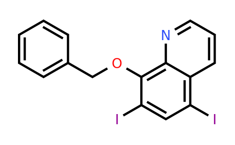 CAS 1293288-23-9 | 8-(Benzyloxy)-5,7-diiodoquinoline