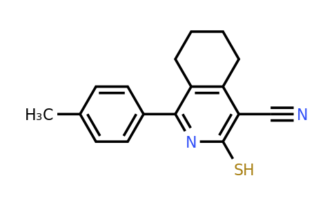 CAS 129340-04-1 | 1-(4-methylphenyl)-3-sulfanyl-5,6,7,8-tetrahydroisoquinoline-4-carbonitrile