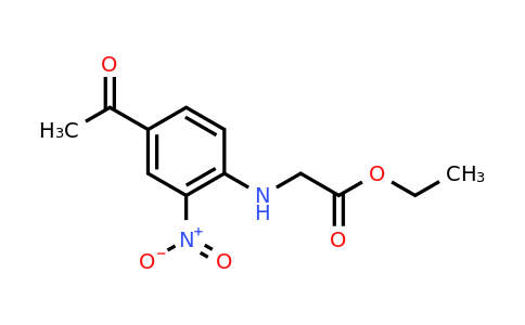 CAS 1293926-69-8 | Ethyl 2-((4-acetyl-2-nitrophenyl)amino)acetate