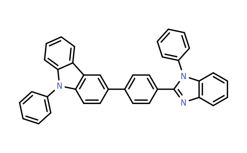 CAS 1294411-24-7 | 9-phenyl-3-(4-(1-phenyl-1H-benzo[d]imidazol-2-yl)phenyl)-9H-carbazole