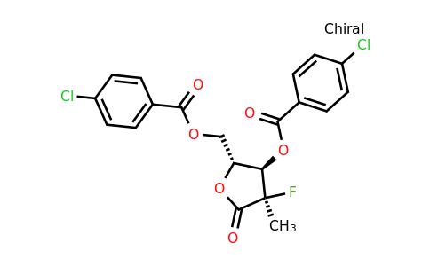 CAS 1294481-79-0 | [(2R,3R,4R)-3-(4-chlorobenzoyloxy)-4-fluoro-4-
methyl-5-oxooxolan-2-yl]methyl 4-chlorobenzoate