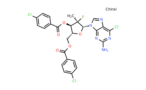 CAS 1294481-82-5 | (2R,3R,4R,5R)-5-(2-amino-6-chloro-9H-purin-9-yl)-2-[(4-chlorobenzoyloxy)methyl]-4-fluoro-4-methyloxolan-3-yl 4-chlorobenzoate
