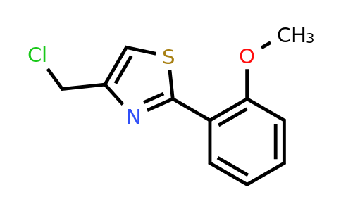 CAS 129486-80-2 | 4-(Chloromethyl)-2-(2-methoxyphenyl)-1,3-thiazole