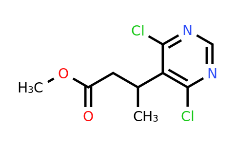 CAS 1295516-49-2 | Methyl 3-(4,6-Dichloro-5-pyrimidyl)butyrate