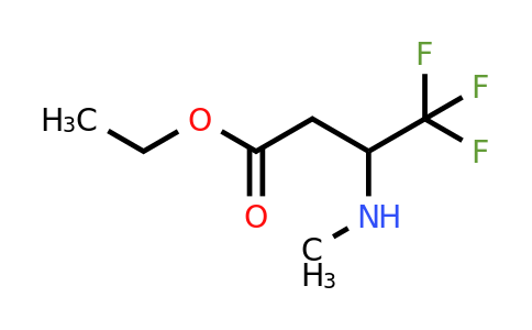 CAS 129612-47-1 | ethyl 4,4,4-trifluoro-3-(methylamino)butanoate