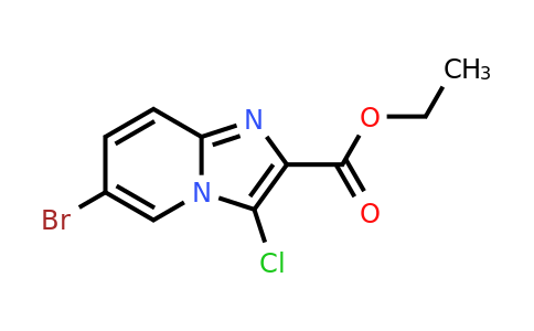 CAS 1296223-93-2 | ethyl 6-bromo-3-chloroimidazo[1,2-a]pyridine-2-carboxylate