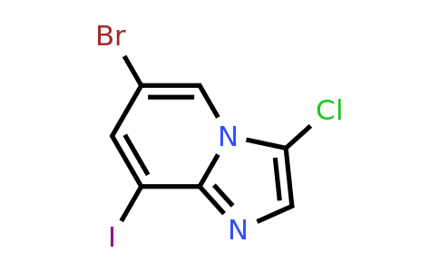 CAS 1296223-94-3 | 6-Bromo-3-chloro-8-iodoimidazo[1,2-a]pyridine