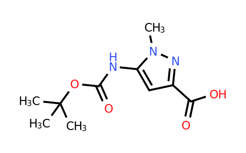 CAS 1296224-76-4 | 5-{[(tert-butoxy)carbonyl]amino}-1-methyl-1H-pyrazole-3-carboxylic acid