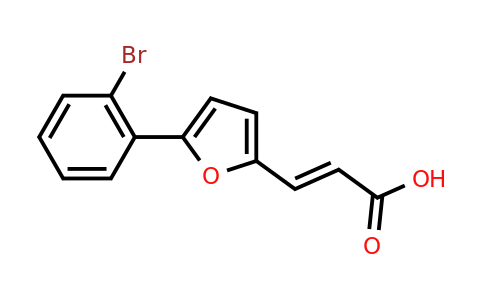 CAS 129626-52-4 | 3-(5-(2-Bromophenyl)furan-2-yl)acrylic acid