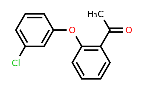 CAS 129644-30-0 | 1-[2-(3-Chlorophenoxy)phenyl]ethan-1-one