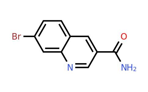 CAS 1296950-66-7 | 7-Bromoquinoline-3-carboxamide