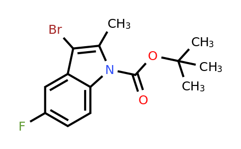 CAS 1297285-02-9 | tert-butyl 3-bromo-5-fluoro-2-methyl-1H-indole-1-carboxylate
