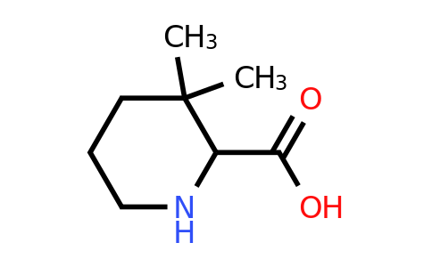 CAS 129769-02-4 | 3,3-dimethylpiperidine-2-carboxylic acid