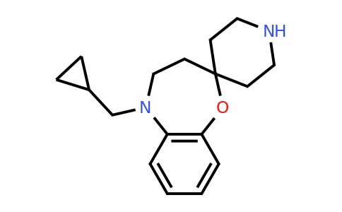CAS 1298034-45-3 | 5-(Cyclopropylmethyl)-4,5-dihydro-3H-spiro[benzo[b][1,4]oxazepine-2,4'-piperidine]