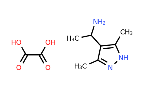 1-(3,5-dimethyl-1H-pyrazol-4-yl)ethan-1-amine; oxalic acid