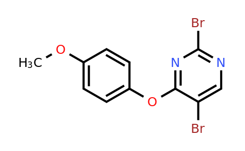 CAS 1298101-41-3 | 2,5-Dibromo-4-(4-methoxyphenoxy)pyrimidine