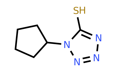 CAS 129976-04-1 | 1-cyclopentyl-1H-1,2,3,4-tetrazole-5-thiol