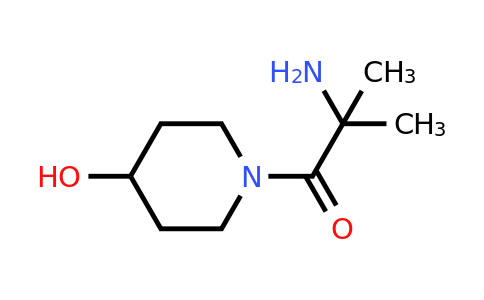 CAS 129999-47-9 | 2-amino-1-(4-hydroxypiperidin-1-yl)-2-methylpropan-1-one