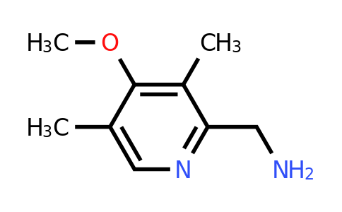 CAS 130000-78-1 | (4-Methoxy-3,5-dimethylpyridin-2-yl)methanamine