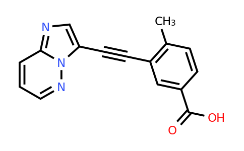 CAS 1300690-48-5 | 3-(2-{imidazo[1,2-b]pyridazin-3-yl}ethynyl)-4-methylbenzoic acid