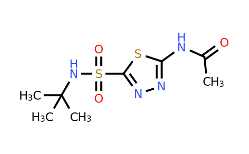 CAS 13018-60-5 | N-[5-(tert-Butylsulfamoyl)-1,3,4-thiadiazol-2-yl]acetamide