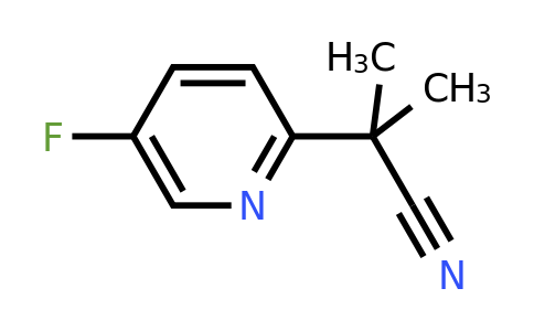 CAS 1302580-97-7 | 2-(5-Fluoropyridin-2-yl)-2-methylpropanenitrile