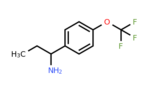 CAS 130339-50-3 | 1-(4-(Trifluoromethoxy)phenyl)propan-1-amine