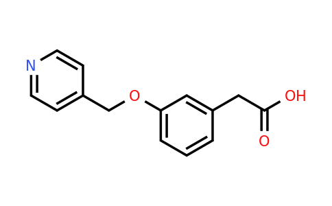 CAS 1303492-03-6 | 2-{3-[(pyridin-4-yl)methoxy]phenyl}acetic acid